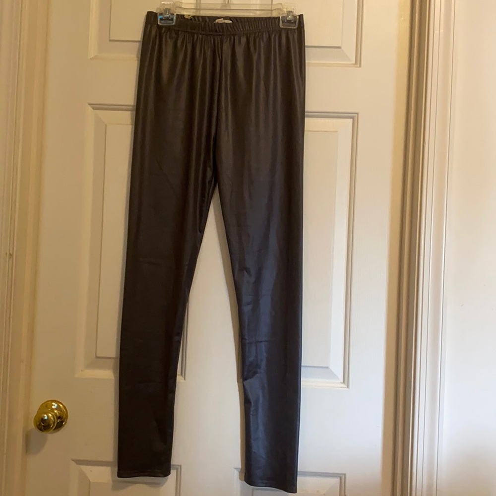 Gray leggings